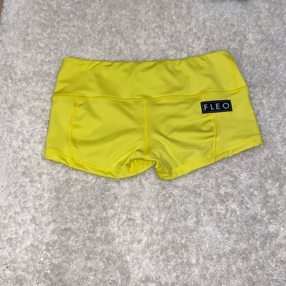 FLEO neon yellow shorts!